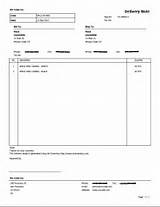 Images of Delivery Order Template Pdf