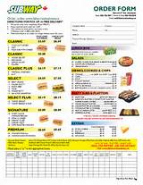 Pictures of Order Online At Subway