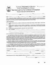 Online Tax Exemption Certificate Photos