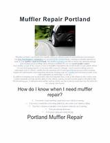 Muffler Repair Estimate Pictures