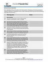 Computer Security Audit Checklist Images