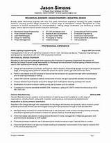 Resume Of Electrical Design Engineer Images