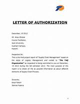 Authorization Letter For Delivery Order Images