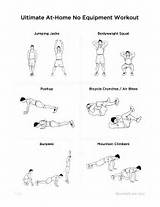 Images of Home Fitness Exercises Without Equipment