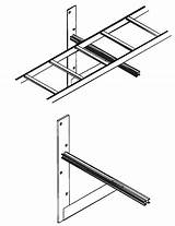 Ladder Rack Support Bracket