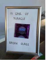 Break In Case Of Emergency Condom Photos