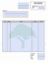 Invoice For Landscaping Services