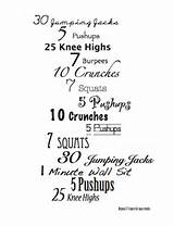 Pictures of Home Workouts List