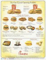 Prices For Chick Fil A Pictures