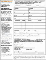 Images of Alarm Service Agreement Template