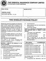 Images of Online Insurance Policy For Two Wheeler