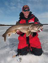 Pictures of Ice Fishing Lake Trout