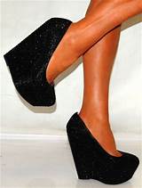 Cheap Glitter Wedges Images