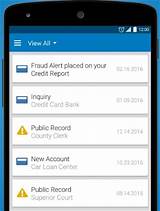 Pictures of Credit Card Monitoring App