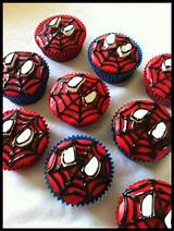 Pictures of Spiderman Cupcakes Decorating Ideas