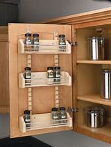 Rev A Shelf Wood In Cabinet Spice Rack