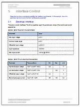 Interface Design Document Example