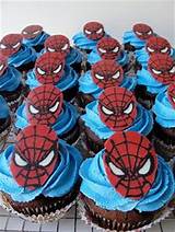 Spiderman Cupcakes Decorating Ideas