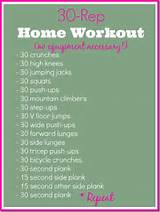 Workout Exercises To Do At Home