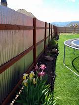 Pictures of Corrugated Steel Fence