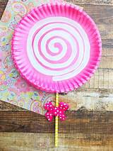 Pictures of Paper Plate Lollipop Craft