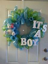 How To Make A Hospital Door Wreath For Baby Photos