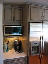 Images of Microwave Beside Refrigerator