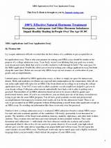 Executive Mba Essay Examples Pictures