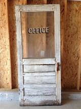 Images of Antique Office Door