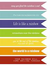 Photos of When It Rains Look For Rainbows Quote Author
