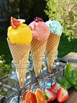 Pictures of Ice Cream Fruit Flavors
