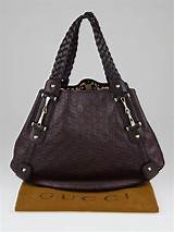 Dark Brown Handbags Leather