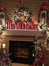 Photos of Xmas Fireplace Decorations