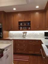 Natural Cherry Wood Kitchen Cabinets