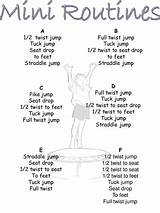 Images of Trampoline Exercise Routine