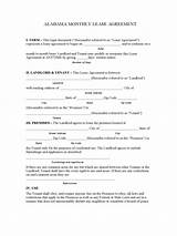 Images of Alabama Residential Lease Agreement Form