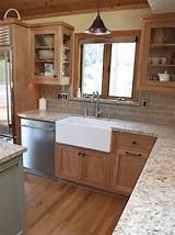 Tile Floors With Oak Cabinets