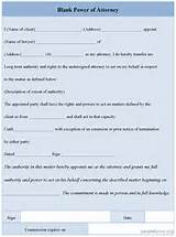 Power Of Attorney Blank Form Print For Free Images