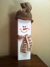 Pictures of Wood Plank Snowman