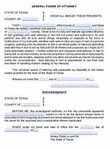 Right Of Attorney Form Pictures