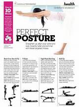 Pictures of Posture Exercises