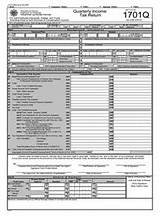Images of Quarterly Business Tax Form