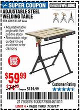 Adjustable Steel Welding Table Photos