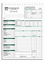 Pictures of Landscape Maintenance Invoice Template