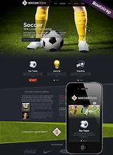 Pictures of Soccer Website Templates Free