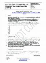 Pictures of Security Policy Document Template