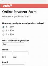 Online Payment Form Template Images