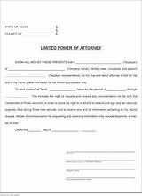 Right Of Attorney Form