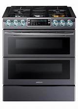 Pictures of Samsung Dual Oven Gas Range