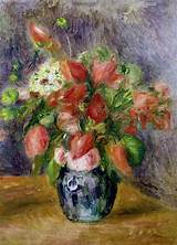 Images of Large Vase Of Flowers Renoir